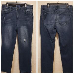 Democracy Women's Straight Leg Jeans - Dark Blue